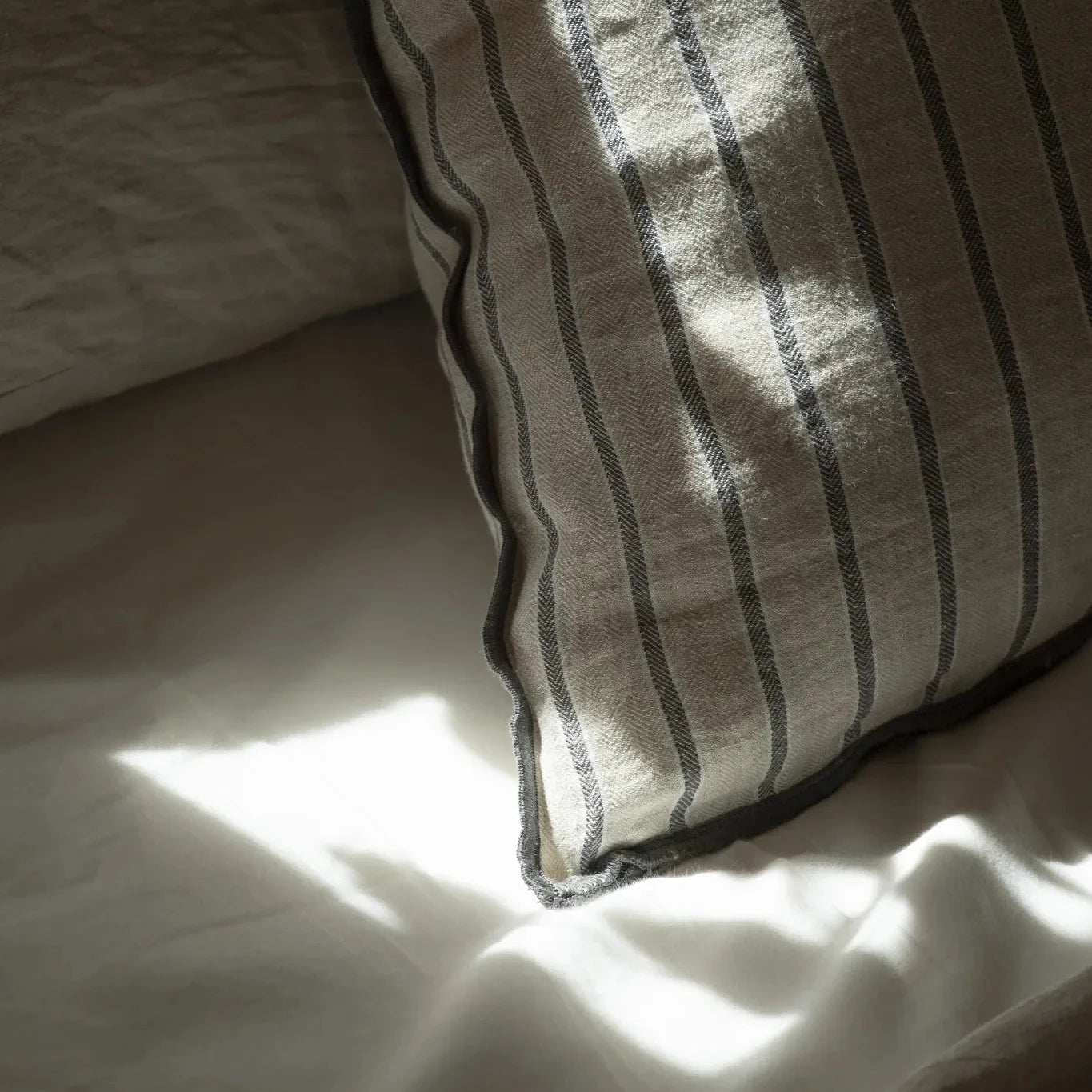 Marcel cushion cover styled bedroom linen textile