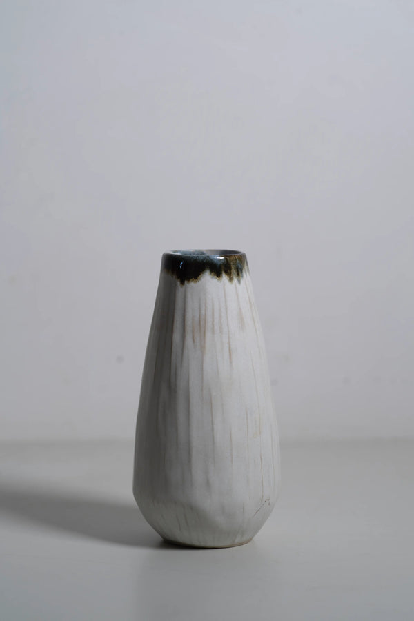 Japanese ceramic flower vase front
