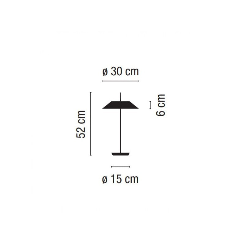 Vibia Mayfair lamp dimensions technical drawing