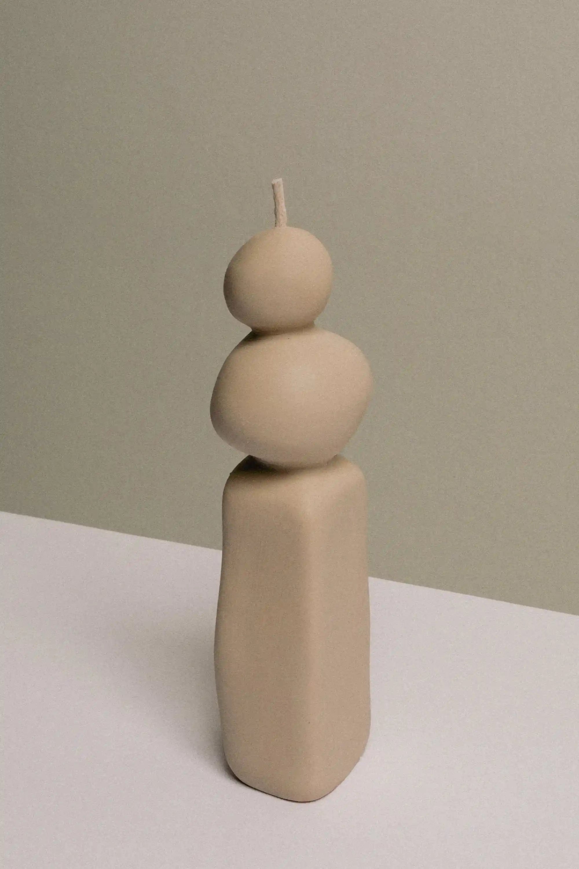 Scented candle handmade Ego front